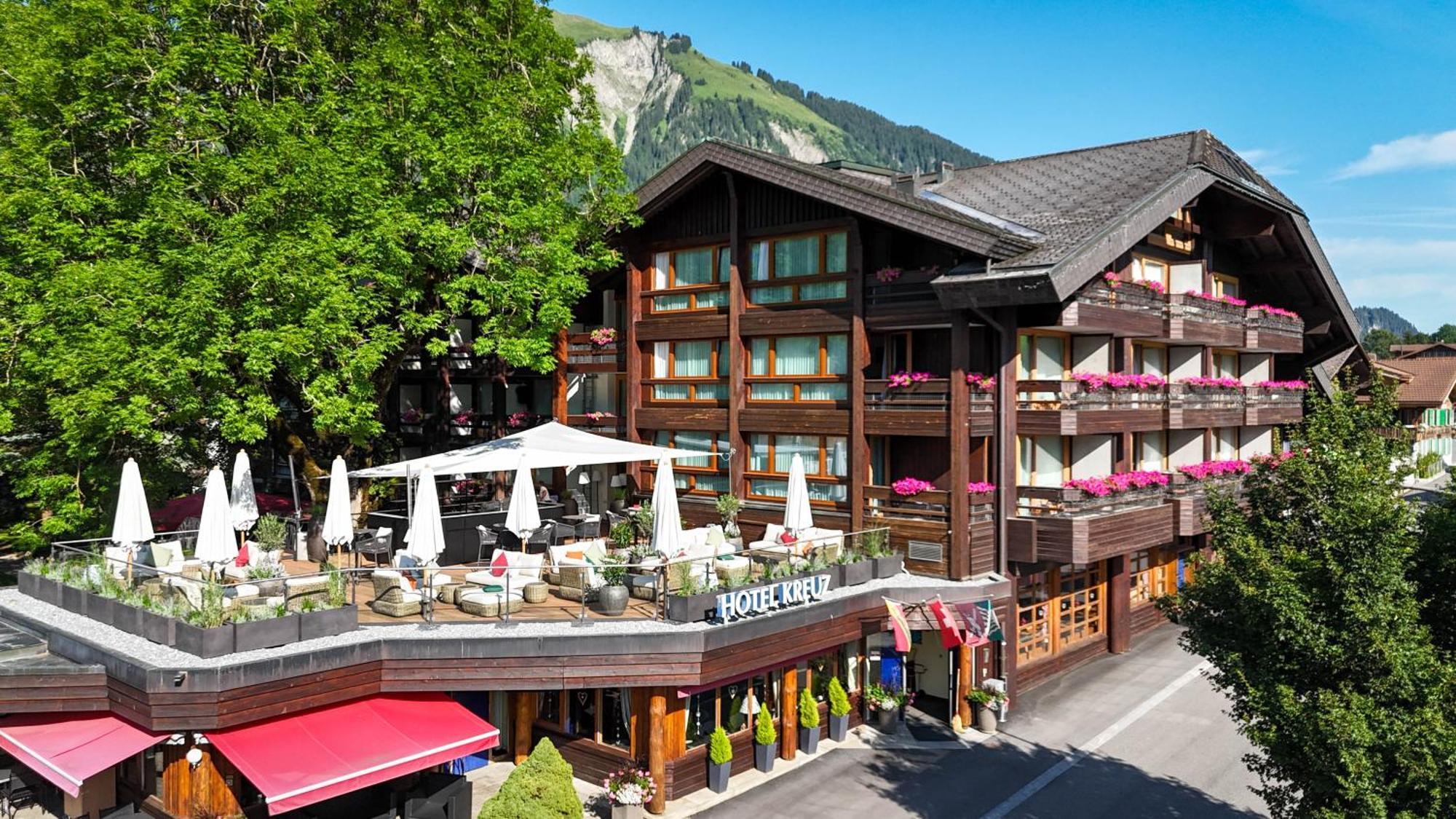 Hotel Kreuz Ленк Экстерьер фото